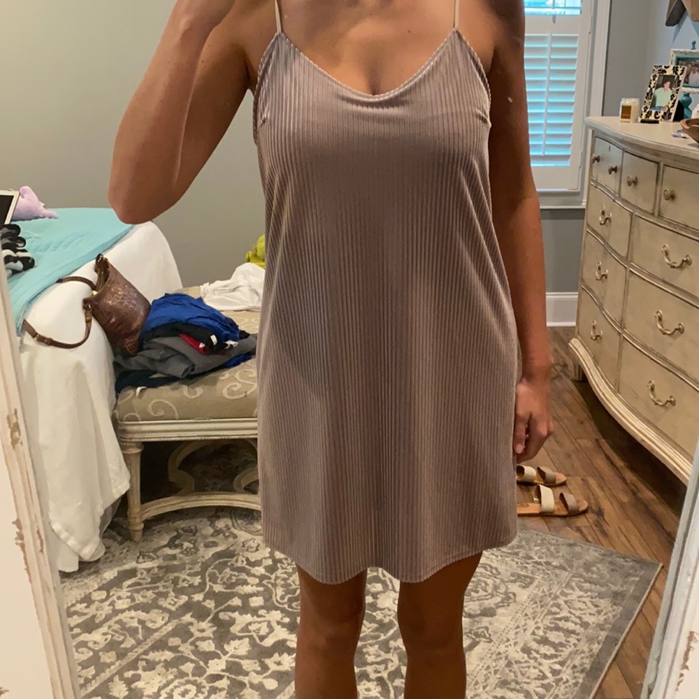 Soft velvet dress